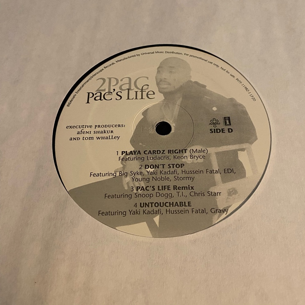 2Pac PAC's Life RARE!! 2 Promo Record Set Excellent Condition clean version - Picture 7 of 12